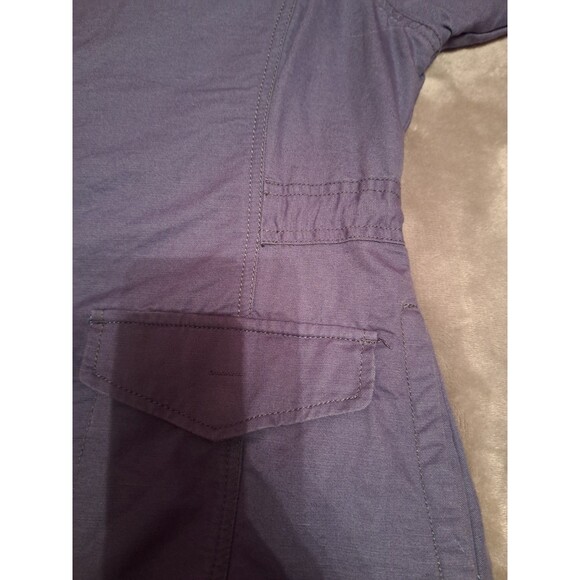 Toad and Co Purple Jacket Size Small Linen and Cotton Pockets Button Closure - Picture 5 of 15